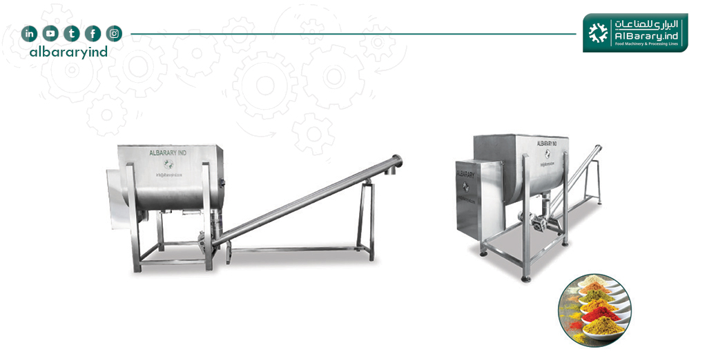 Powder Mixing Machines for food processing industries